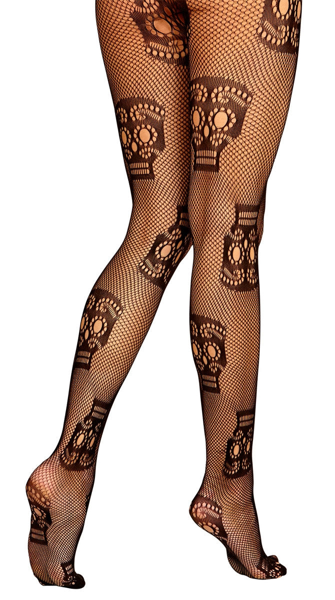 Dia de los Muertos Strumpfhose 50DEN - 4