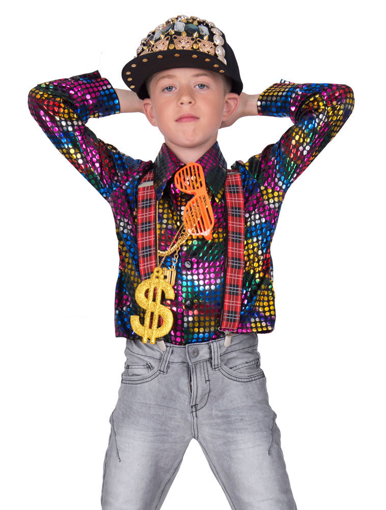80er Jahre Disco Dancer Kinderkostüm - 1
