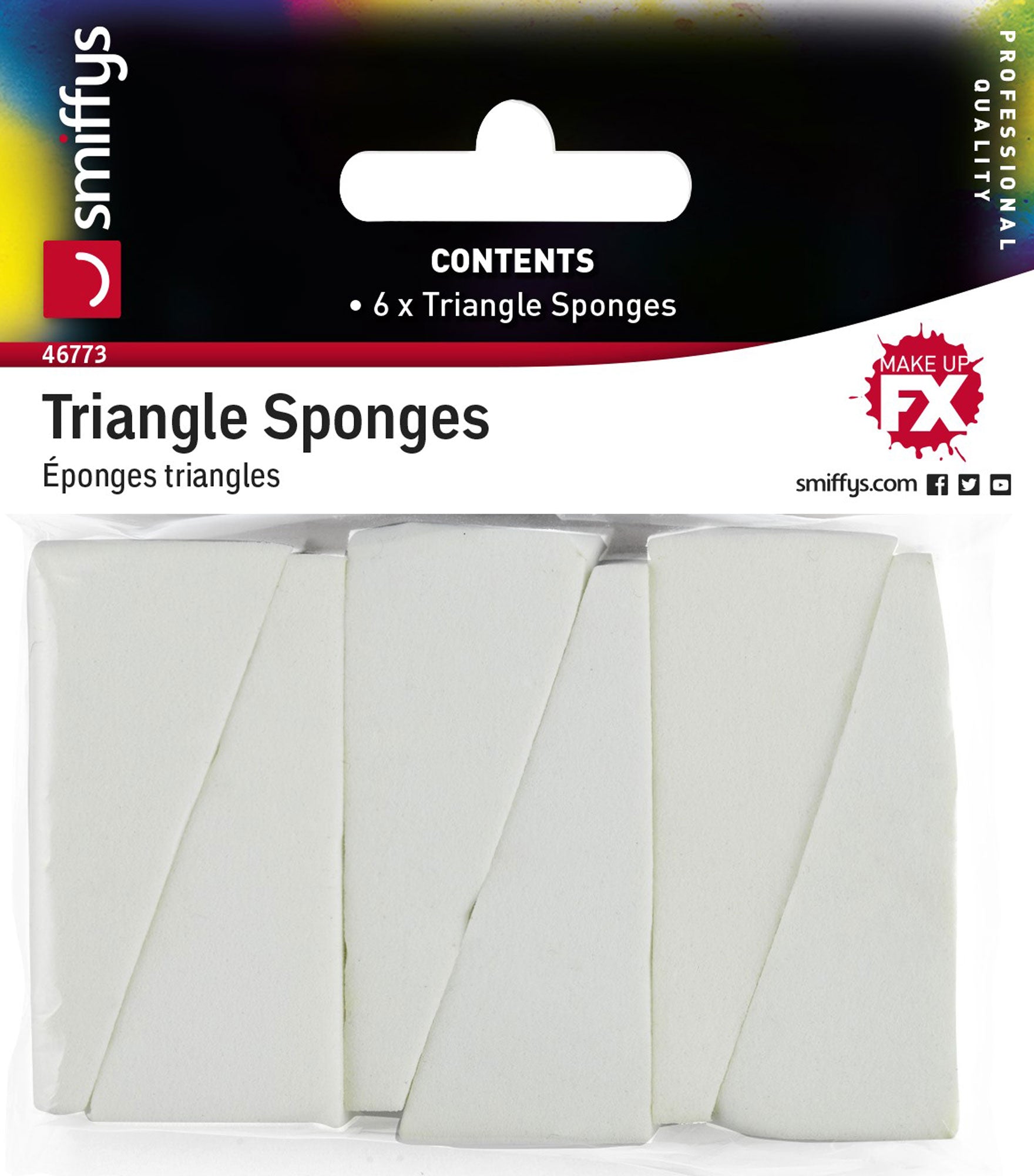 Dreieck Schmink-Schwämme 6 Stück - 1