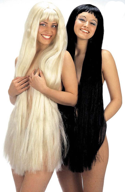 Eva Paradies extra lange Perücke blond 100cm - 2
