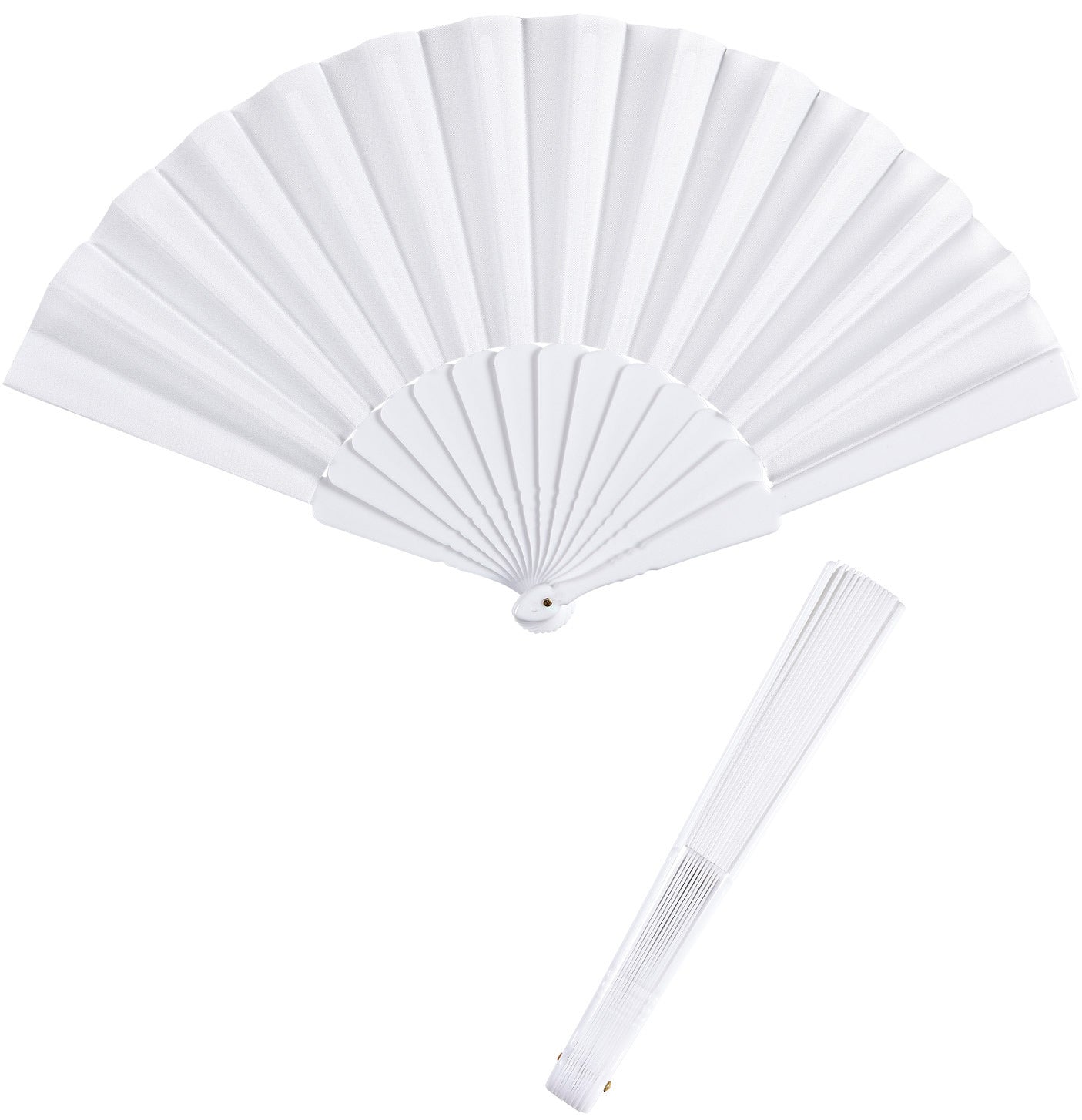 Fächer weiß 23 cm - 1