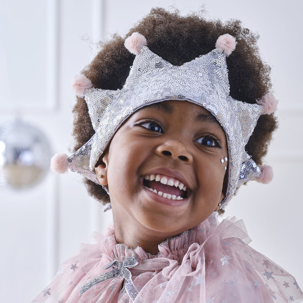 Prinzessin Krone für Kinder in Silber - 1