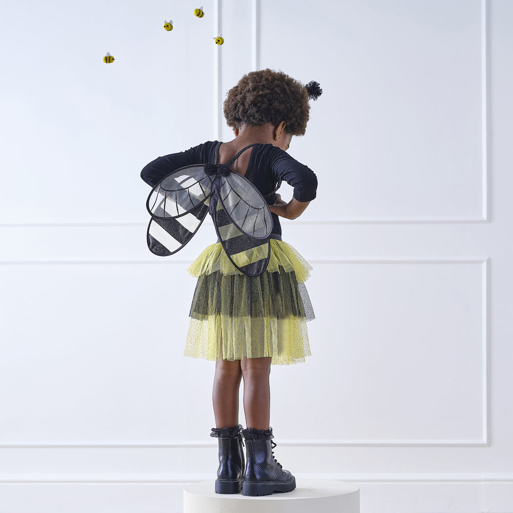 Bienen Haarreif für Kinder schwarz - 4