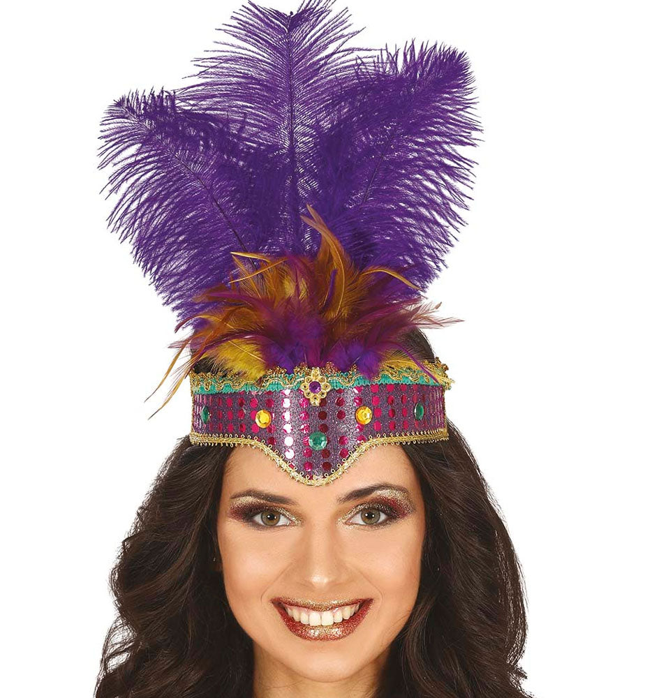 Feder Kopfschmuck Brazil bunt 1