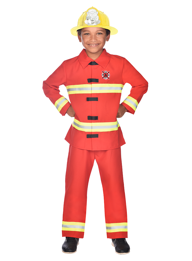 Feuerwehrmann Uniform Kostüm für Kinder - 1