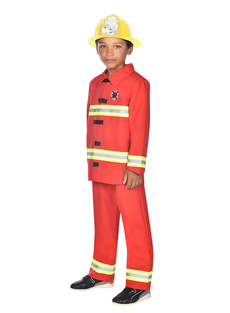 Feuerwehrmann Uniform Kostüm für Kinder - 4