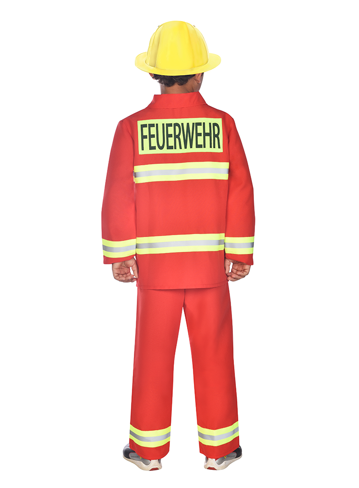 Feuerwehrmann Uniform Kostüm für Kinder - 5