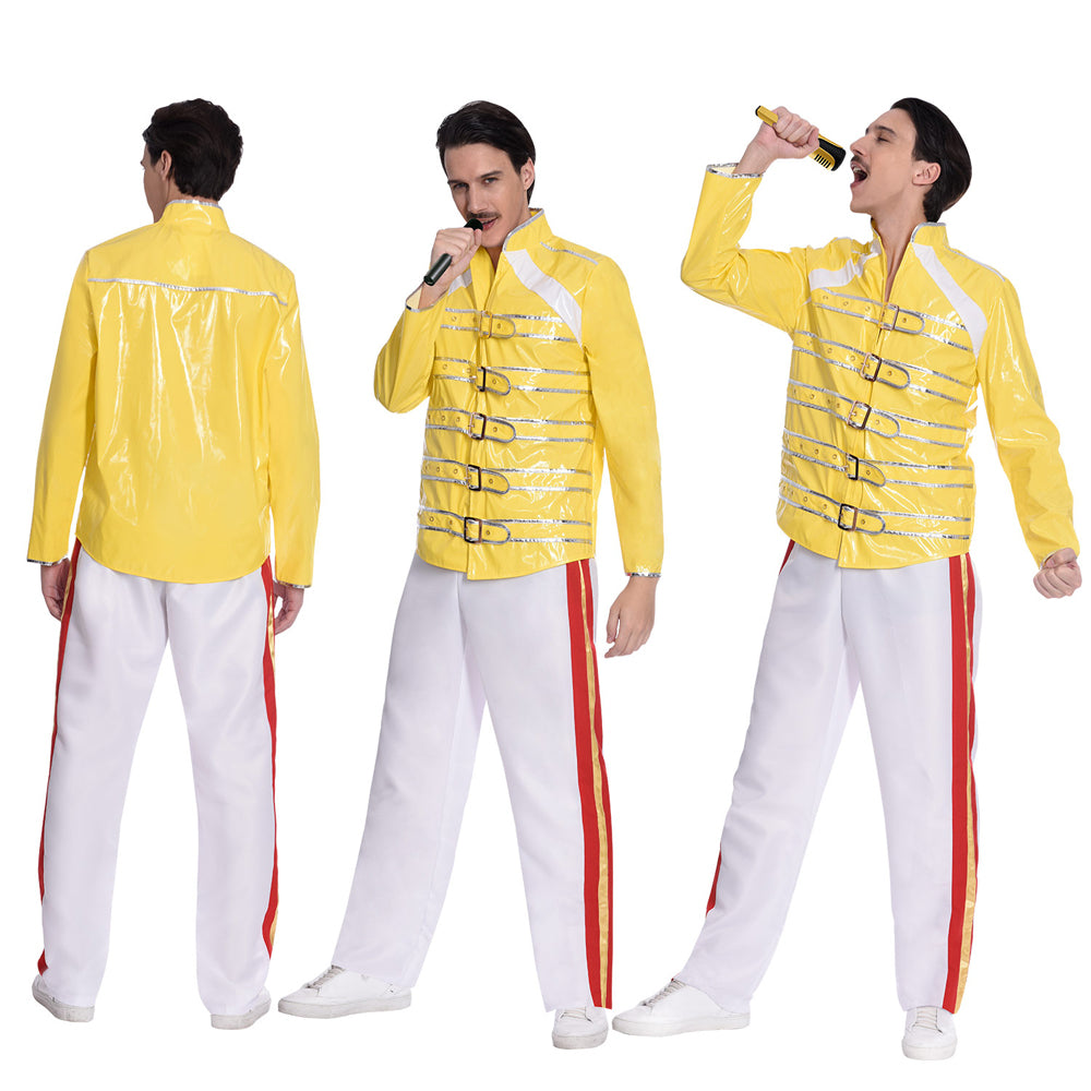 80er Rock Ikone Herrenkostüm - 5