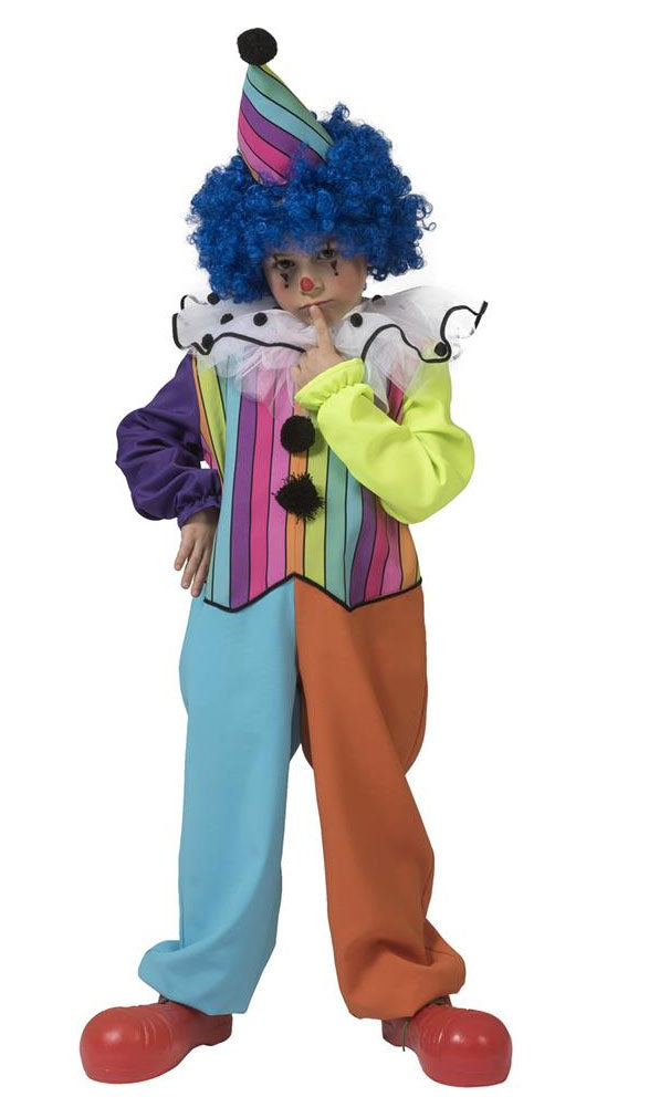Bommel Rainbow Clown Jungenkostüm - 1