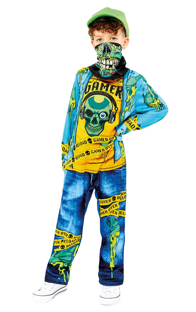 Gamer Zombie Kinderkostüm - 1