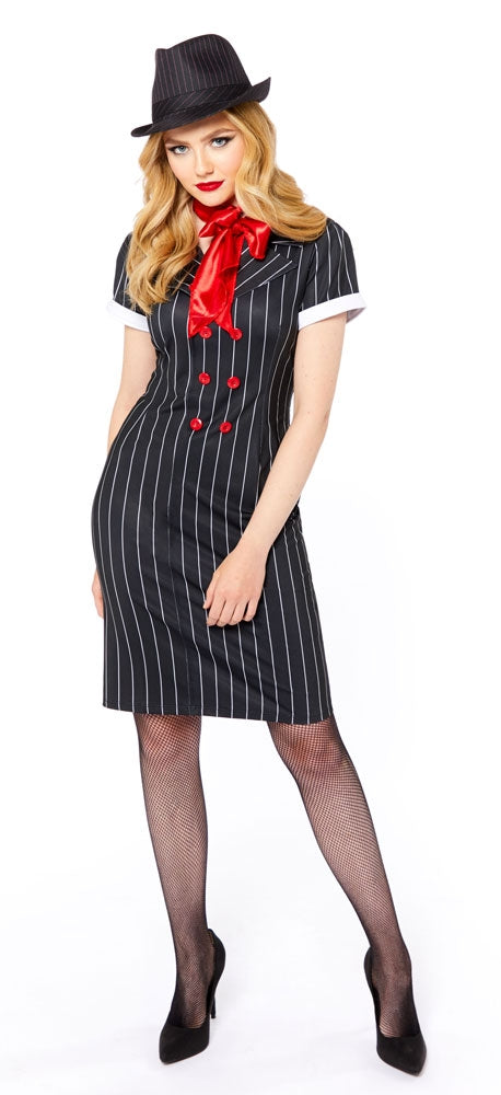 Gangster Lady Norma Jane Damenkostüm - 2