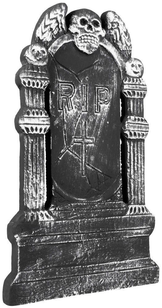 Geflügelter Totenkopf Grabstein 1