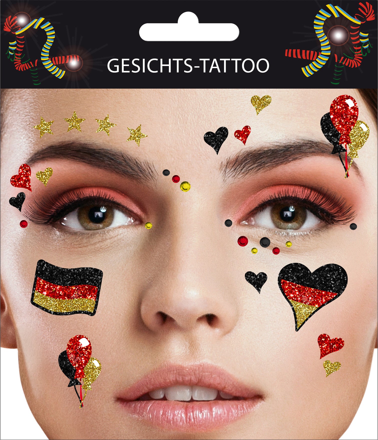 Gesichts-Tattoos für Deutschland-Fans 1