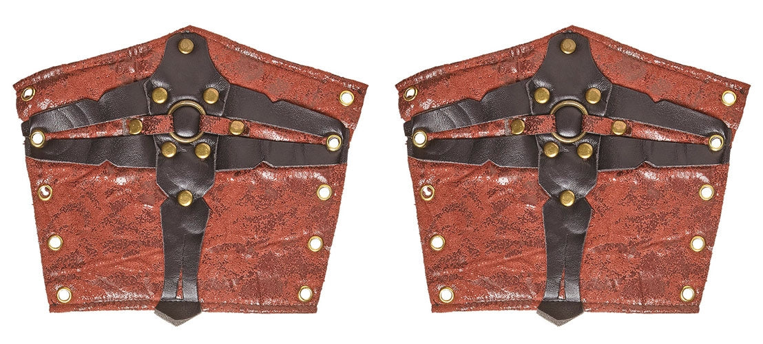 Gladiatoren Armstulpen in Lederoptik - 2