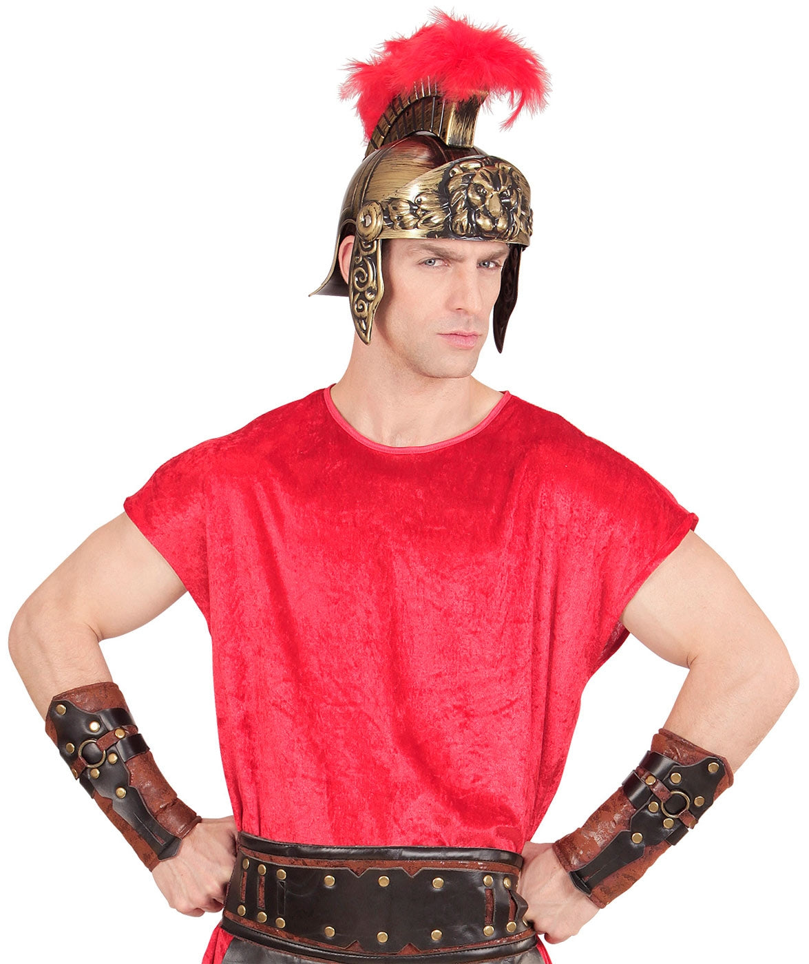 Gladiatoren Armstulpen in Lederoptik - 3