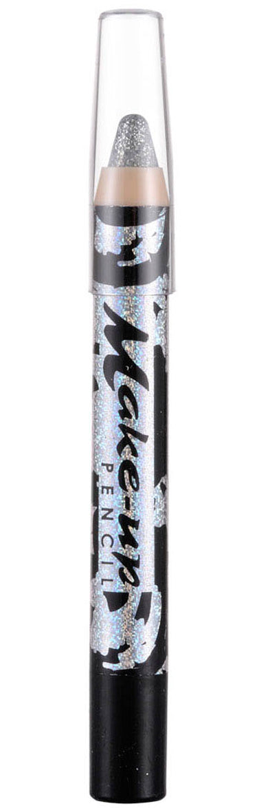 Glitzer Schminkstift silber 3,5g - 1