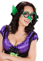 Haarreif mit Elfenohren in grün - 3