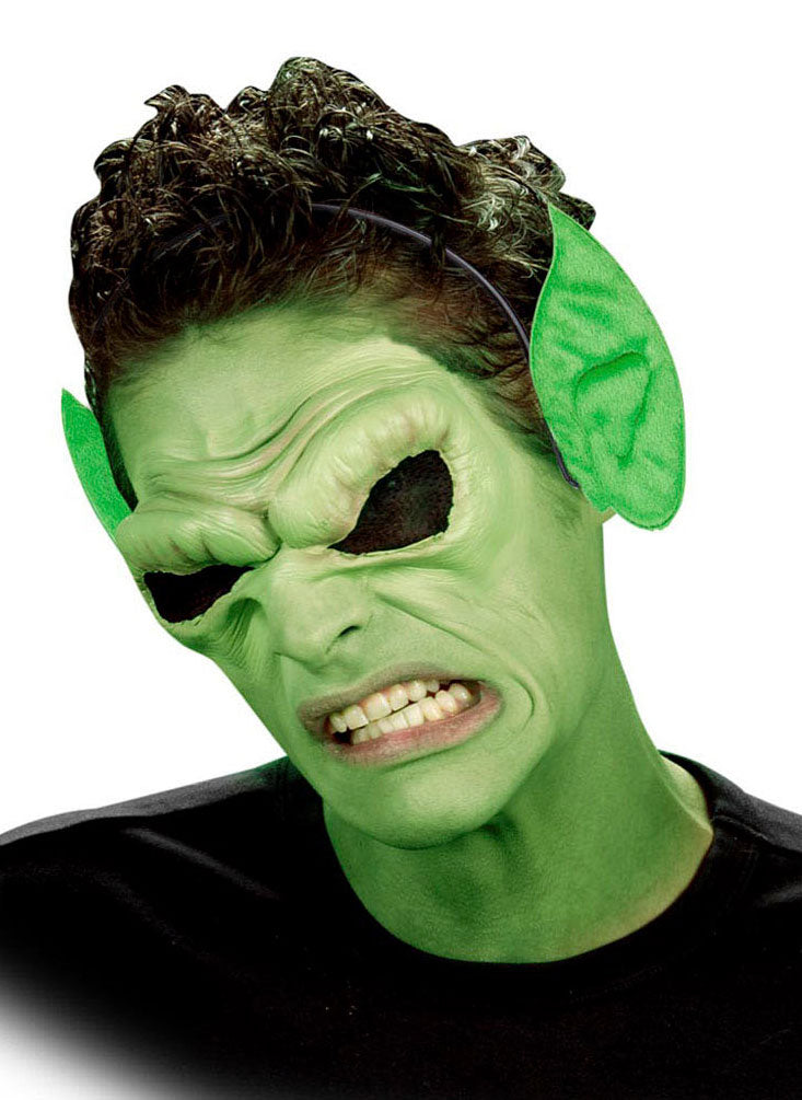 Haarreif mit Elfenohren in grün - 2