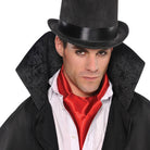 Vampir Halstuch glänzend rot - 1