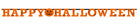 Happy Halloween Kürbis Girlande 2,4m 1