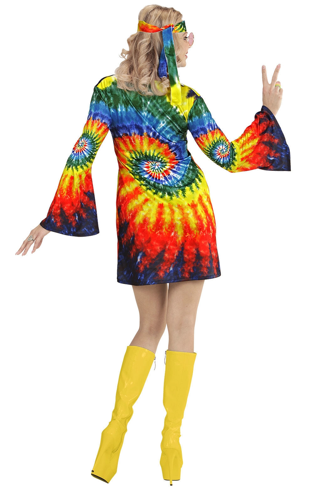 Happy Hillary Hippie Damenkostüm - 3