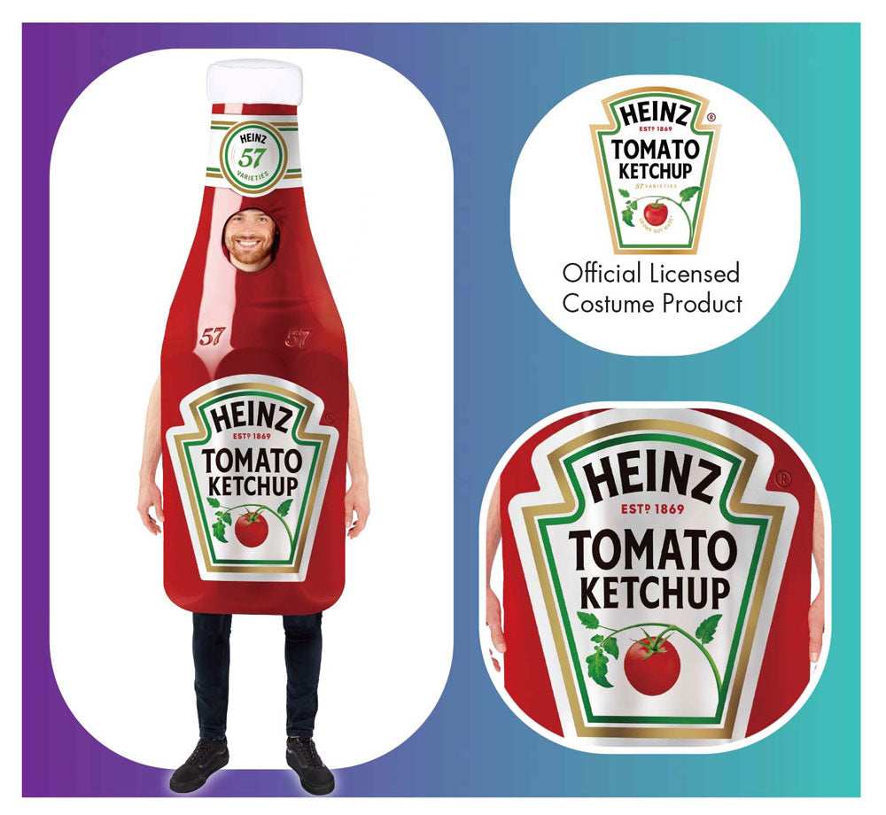Heinz Ketchup Flasche Kostüm unsiex - 3