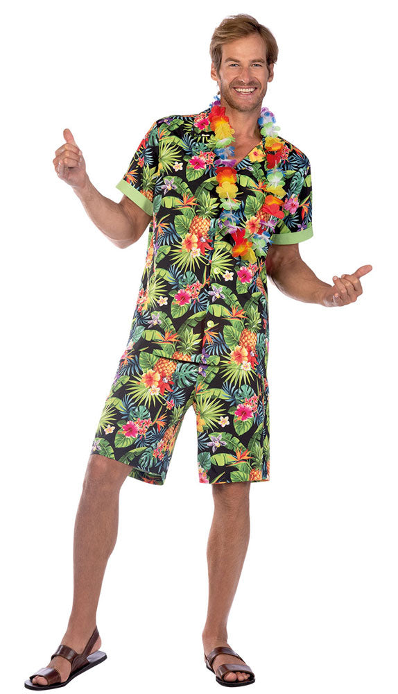 Tropical Hawaii Set Kostüm für Herren - 1