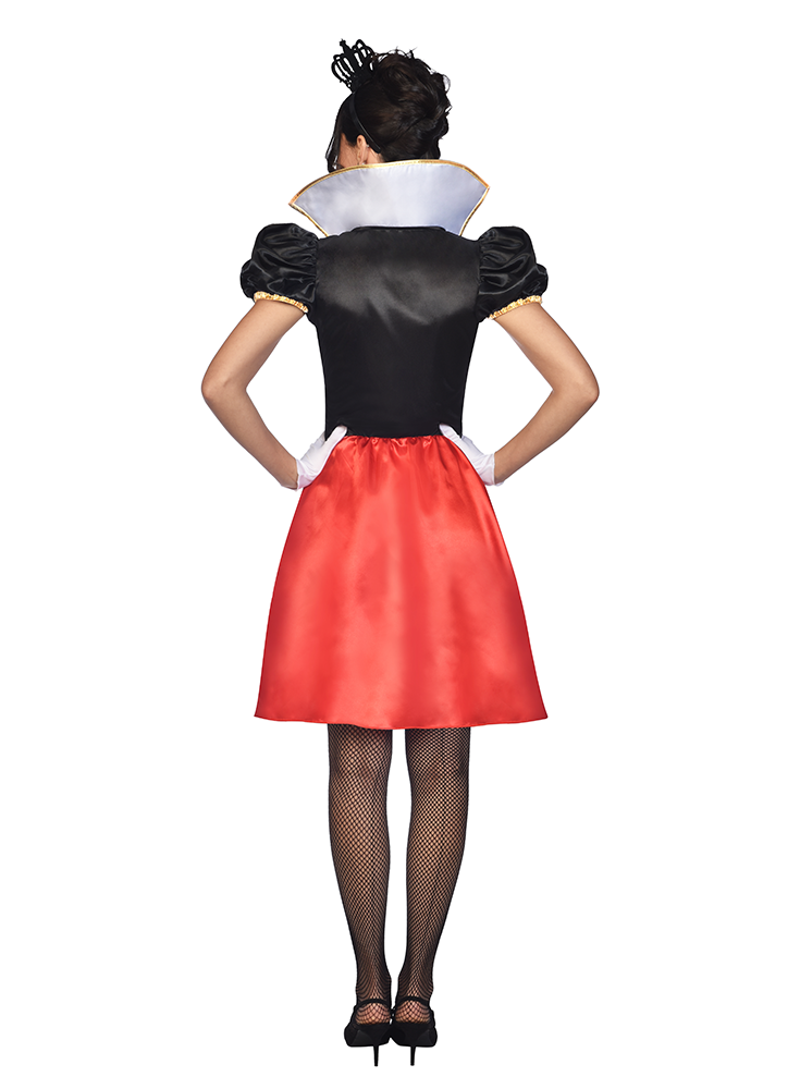 Herzkönigin des Wunderlandes Damen Kostüm - 4