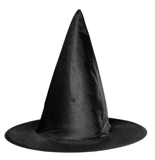 Klassischer Hexenhut für Kinder schwarz - 1