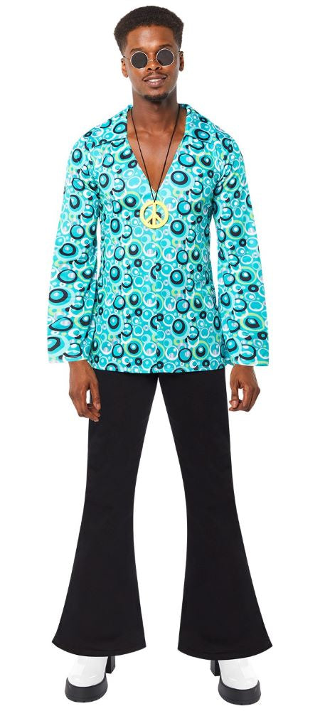 Hippie Shirt Thomas Herrenkostüm - 1