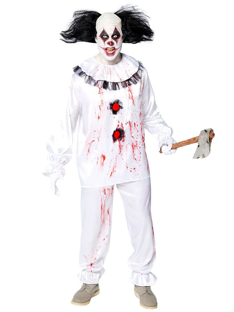 Irrer Psycho Clown Herrenkostüm - 1