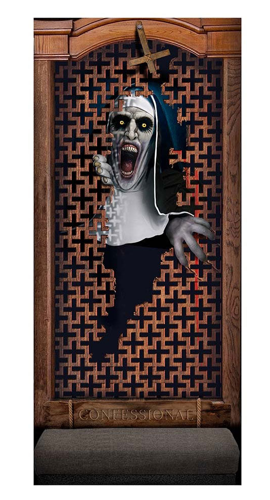 Horror Nonne Türdeko 80 x 180cm 2