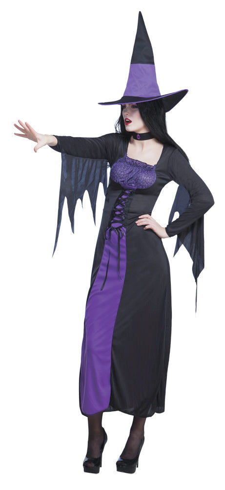 Holly Nightwitch Hexenkostüm schwarz-lila - 1