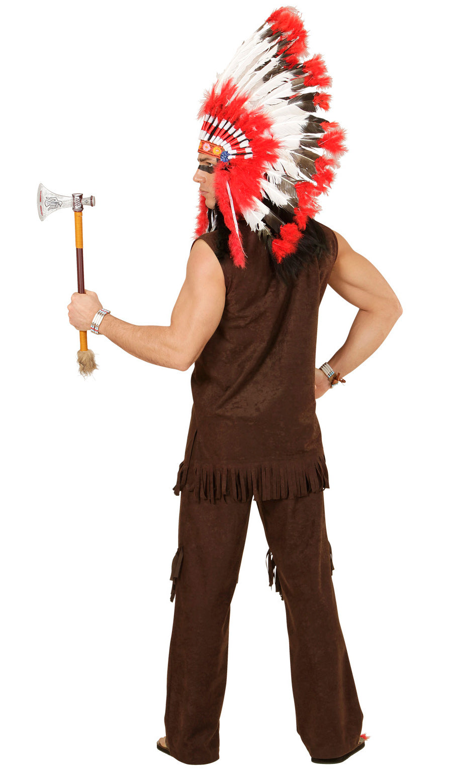 Indianer Häuptling Kostüm für Herren - 4
