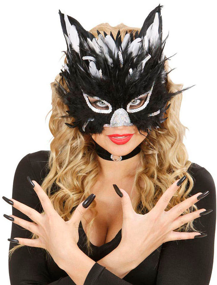 Katzen Maske Fedora - 1