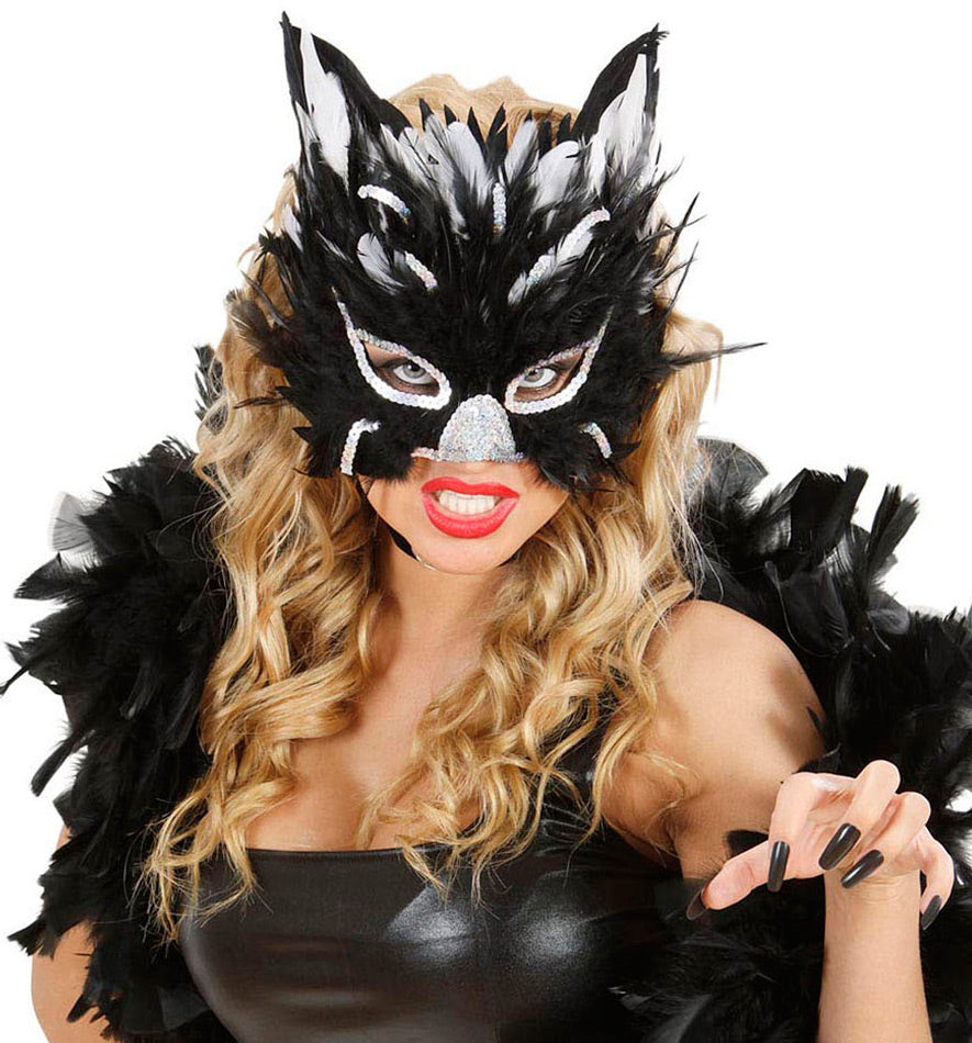 Katzen Maske Fedora - 2