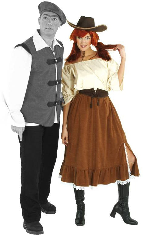 Klassischer Westernrock für Damen - 1