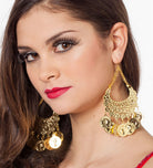 Klimpernde Zigeuner Ohrringe - 1