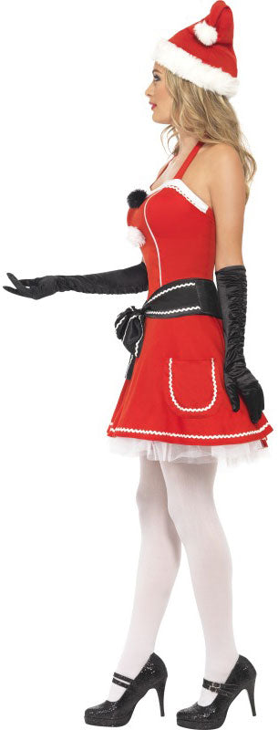 Lady Santa Weihnachtskleid Kostüm - 2