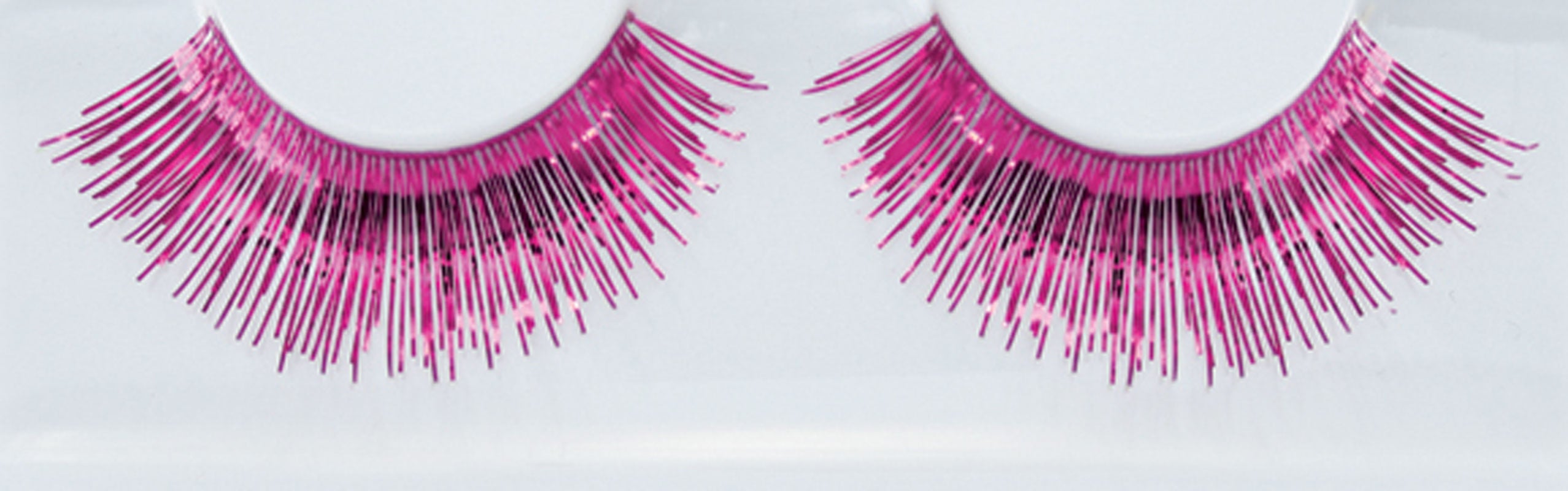 Lametta Metallic Wimpern Pink - 1