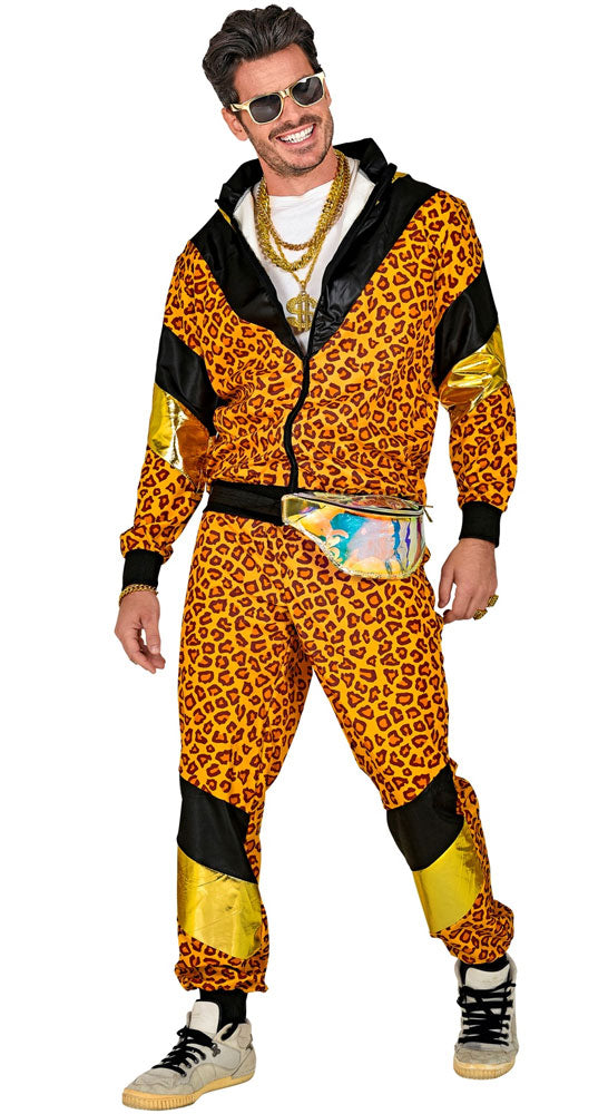 80er Jahre Leo Jogginganzug für Erwachsene - 2