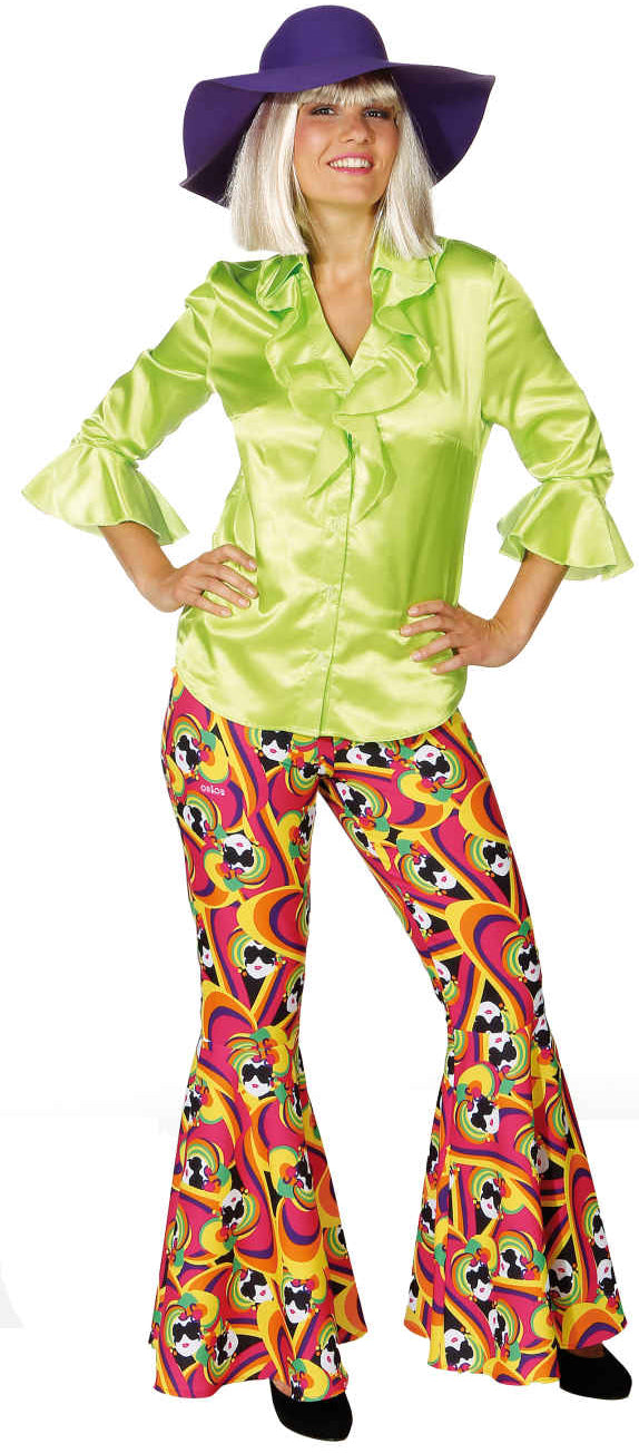 Smiling Damen-Schlaghose bunt - 1