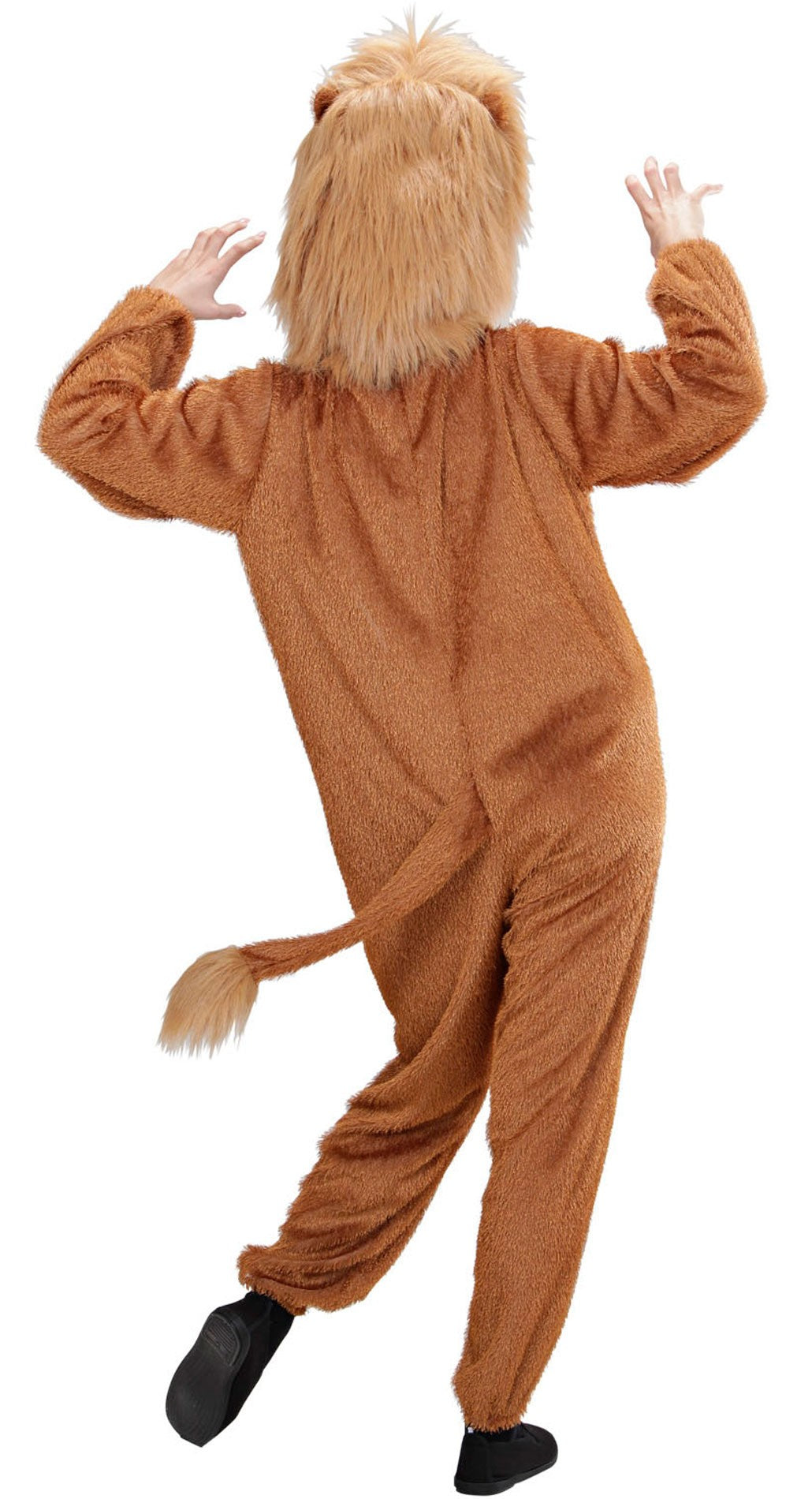 Löwen Kostüm aus Plüsch für Damen und Herren 3