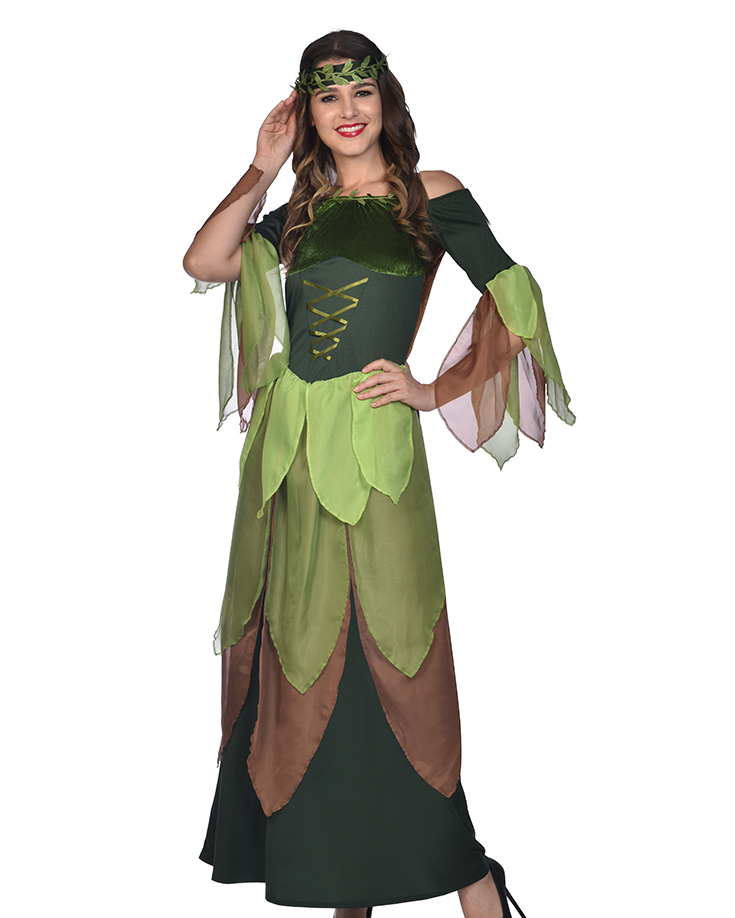 Luana Elfe des Waldes Damenkostüm - 1