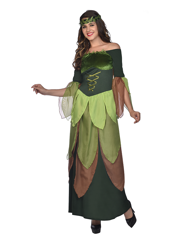 Luana Elfe des Waldes Damenkostüm - 2