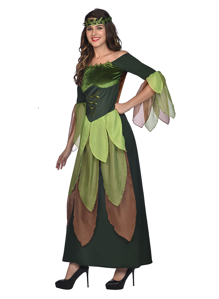 Luana Elfe des Waldes Damenkostüm - 4
