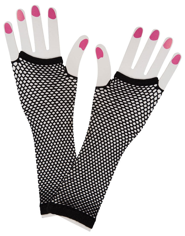 Mesh Netzhandschuhe schwarz - 1