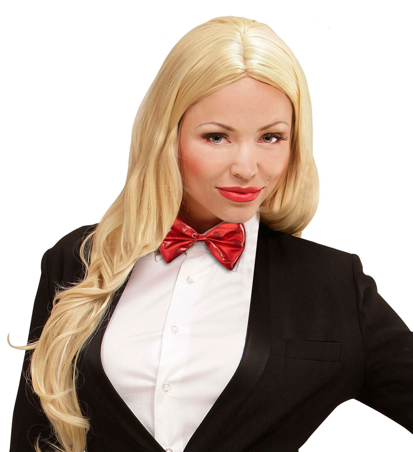 Metallic Fliege rot - 2