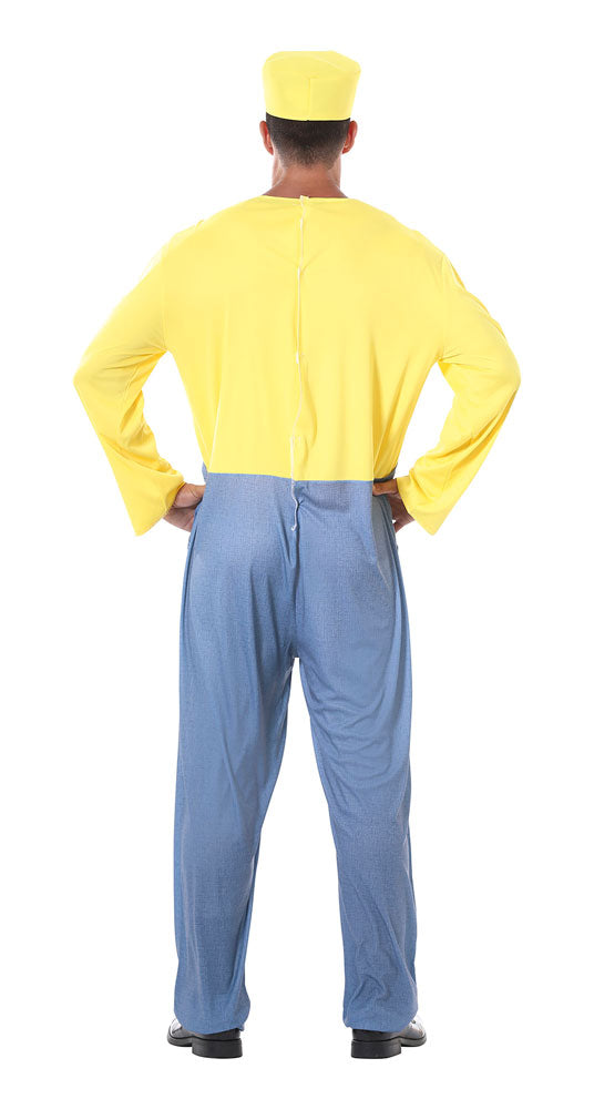 Gelber Schurkenhelfer Herrenkostüm - 2