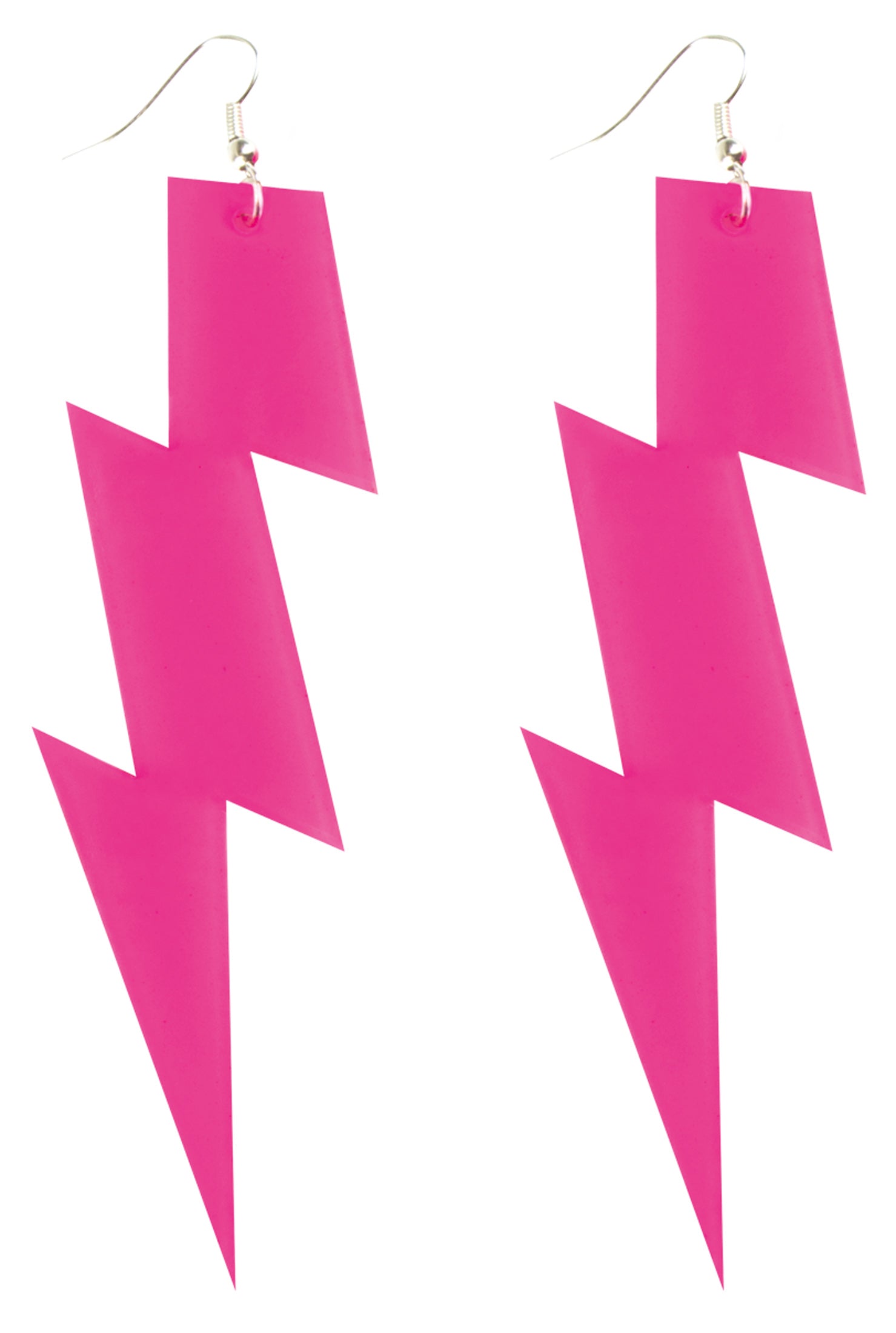 Neon Flash Ohrringe pink - 2
